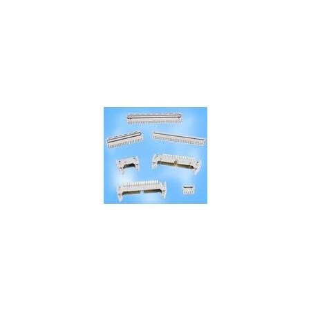 Amphenol Board Connector, 20 Contact(S), 2 Row(S), Male, Straight, 0.1 Inch Pitch, Solder Terminal, 8428162030035